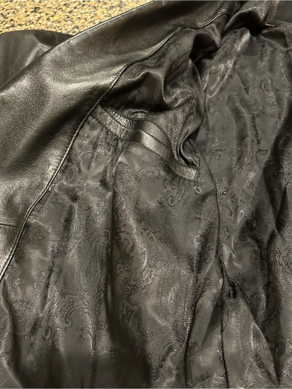 Wilson’s Leather Men’s 2 Button Leather Blazer Jacket, Black, Size 2X, Like New! - Picture 12 of 16
